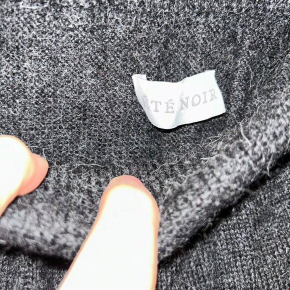 ete noir charcoal gray ALPACA jogger pants XS - Picture 2 of 4